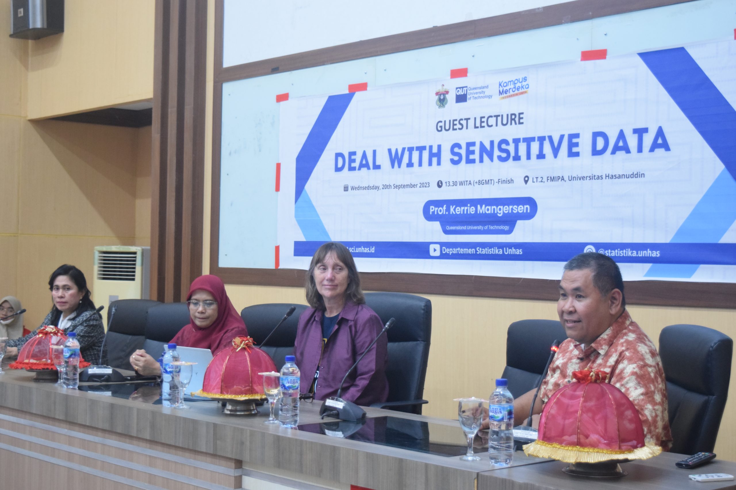 FMIPA Unhas Gelar Kuliah Tamu, Datangkan Ahli Statistik dari Australia.