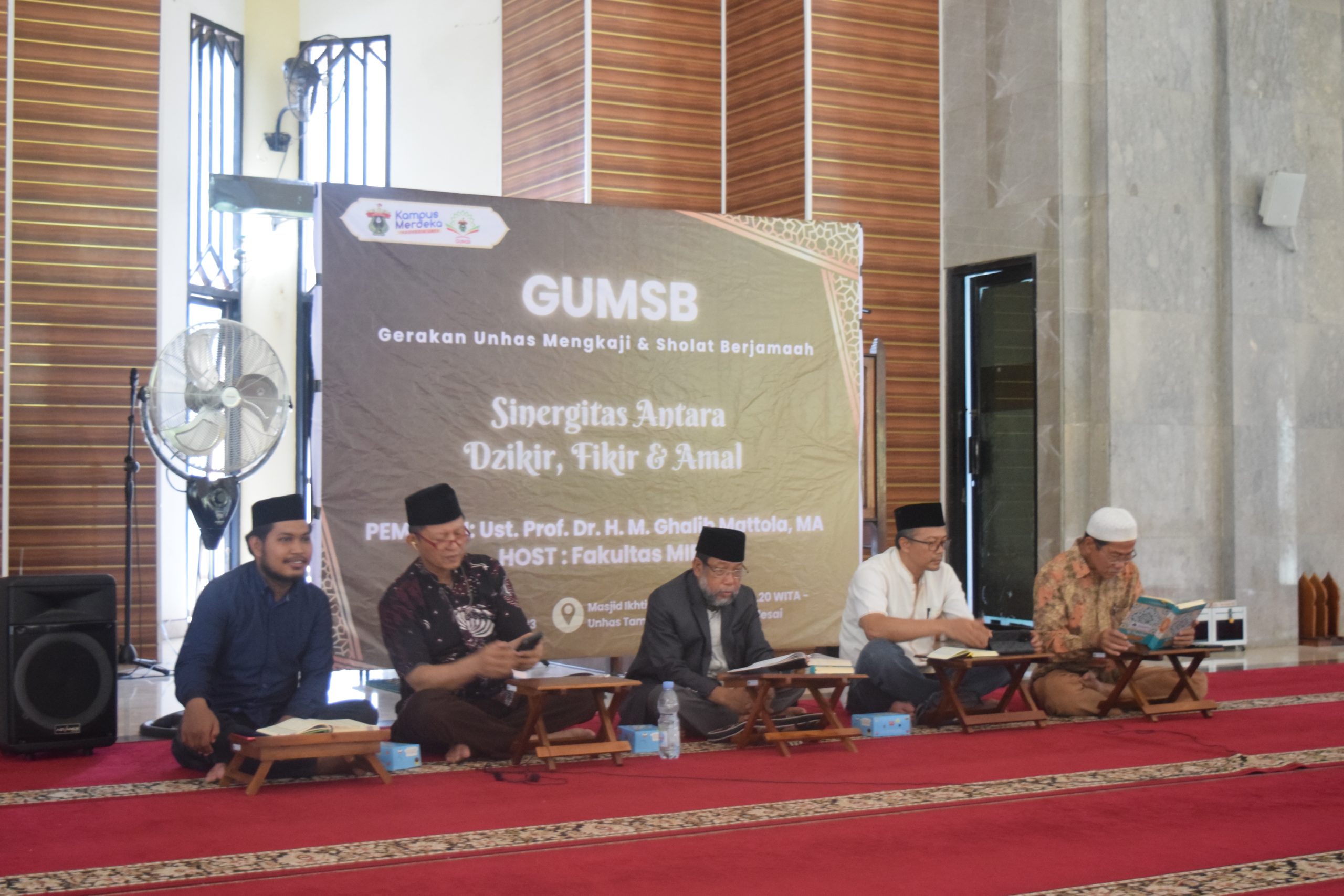 Fakultas MIPA Unhas jadi Host GUMSB Bahas Zikir, Fikir, dan Amal.