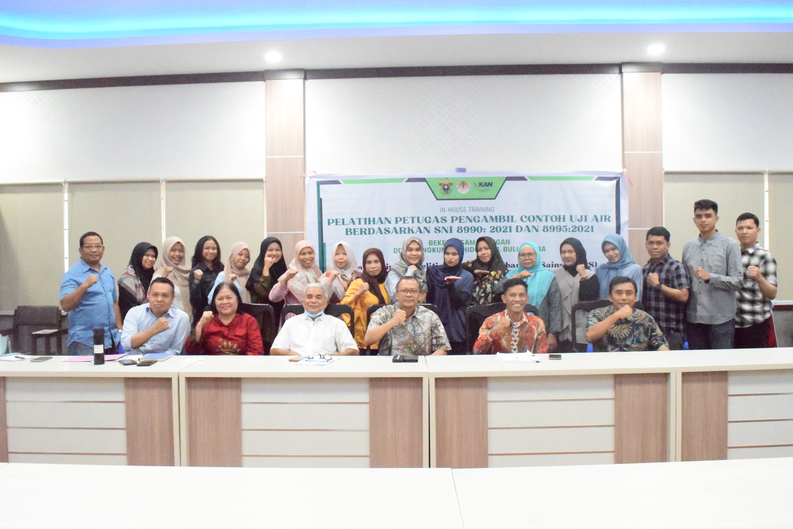 FMIPA UNHAS Gelar Pelatihan Petugas Pengambil Contoh Uji Air Berdasarkan SNI 8990:2021 dan 8995:2021