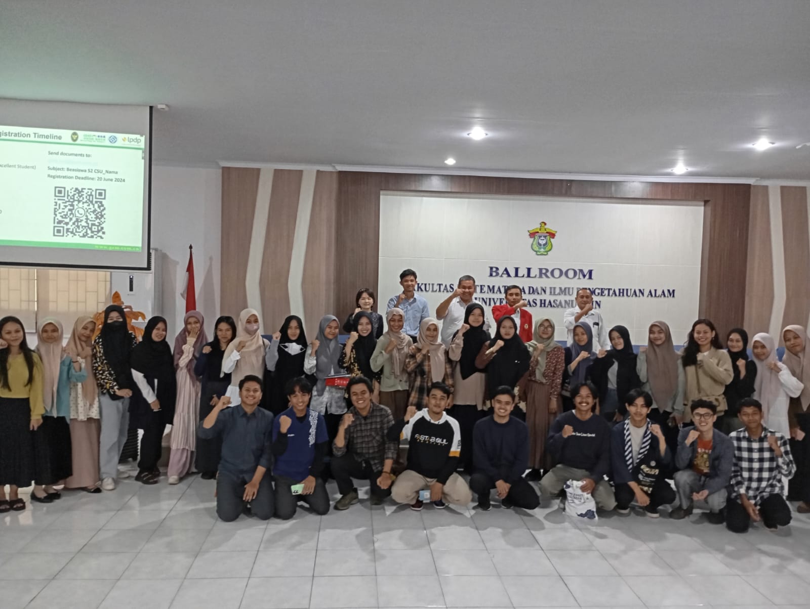 FMIPA Unhas dan PT QMB Gelar Sosialisasi Program Beasiswa S2 Kerjasama GEM – Central South University.