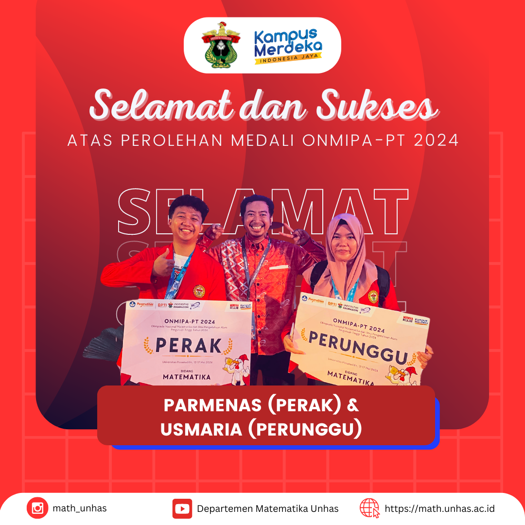 Congratulations on winning the ONMIPA-PT medal