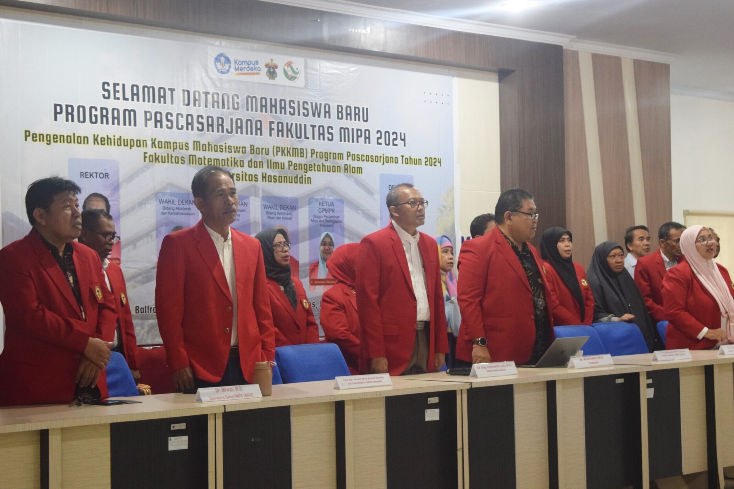 PKKMB Pascasarjana FMIPA Unhas 2024, diisi dengan Kuliah Umum.