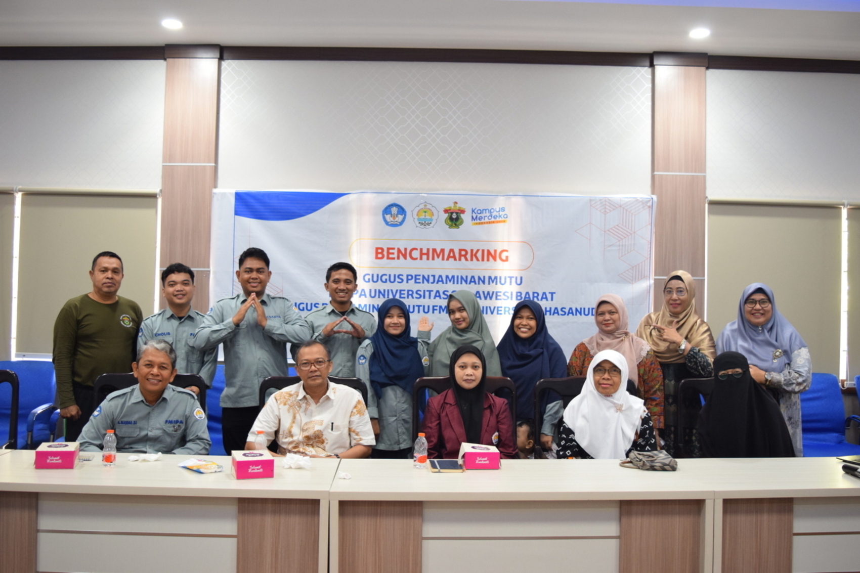Benchmarking Gugus Penjaminan Mutu FMIPA UNSULBAR ke FMIPA UNHAS