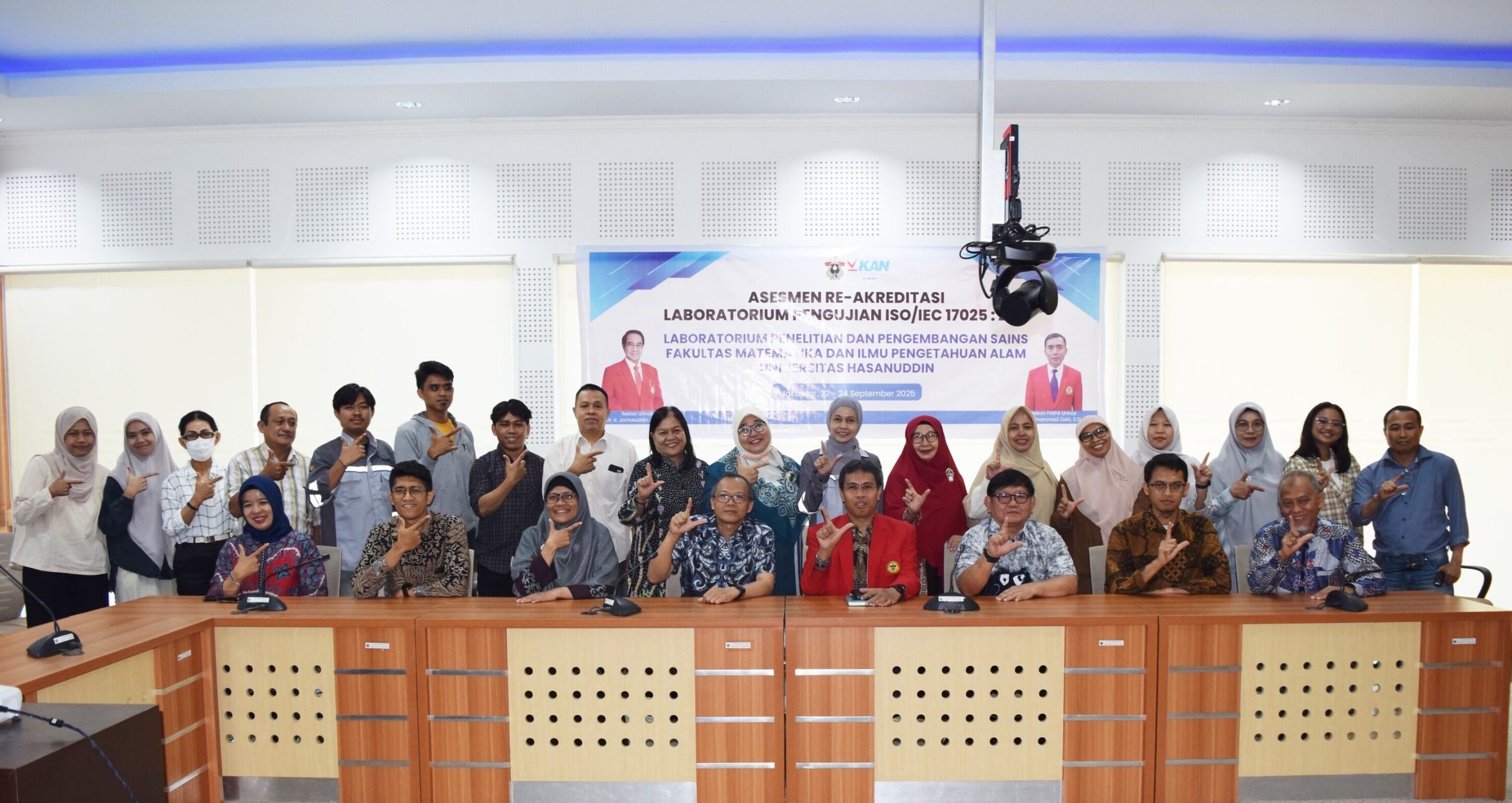 Perkuat Mutu, Laboratorium Penelitian dan Pengembangan Sains FMIPA Unhas Jalani Asesmen Reakreditasi KAN