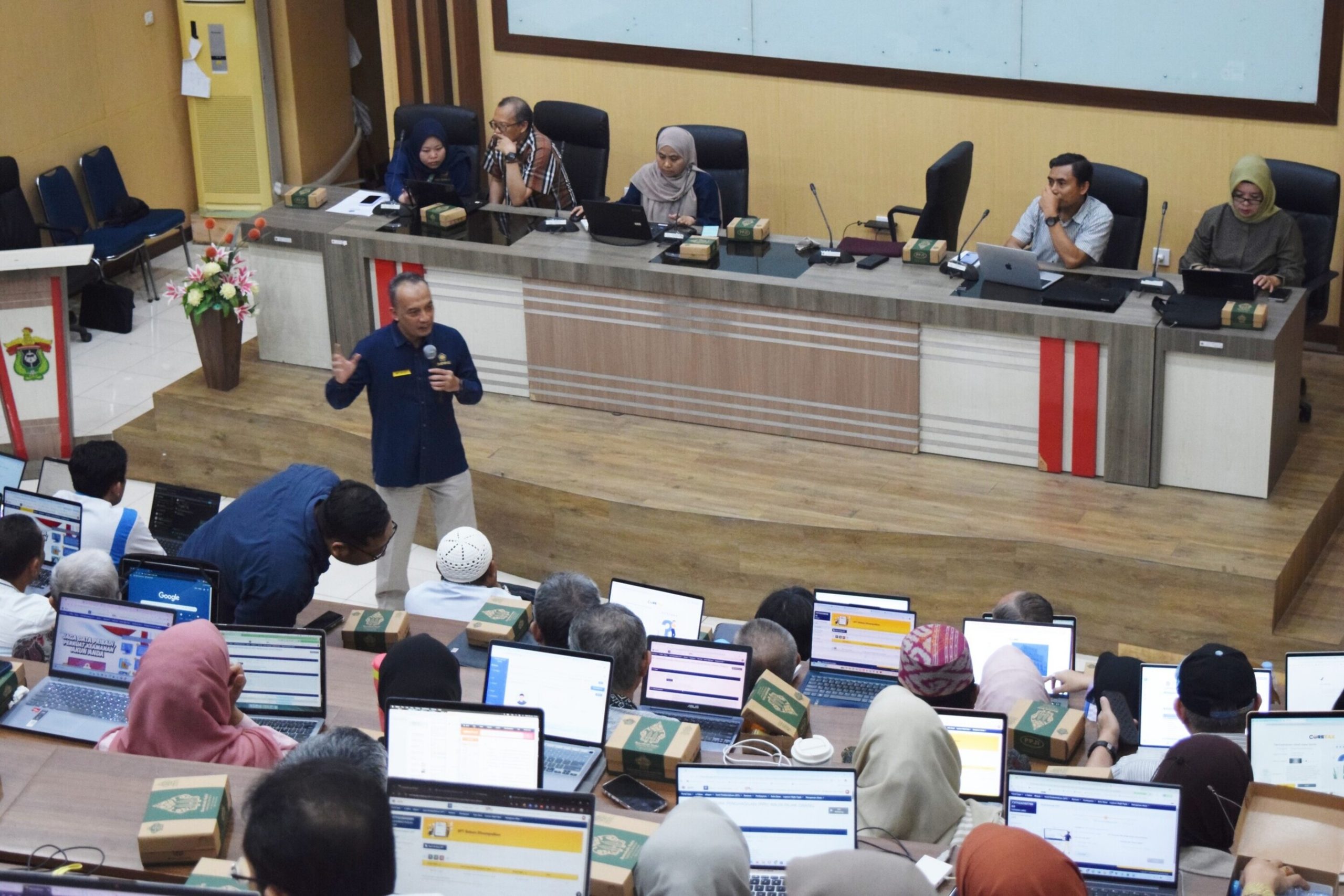 FMIPA Unhas Bersama Tim Penyuluh Pajak Makassar Utara Gelar Bimtek Pendampingan Pengisian SPT Tahunan