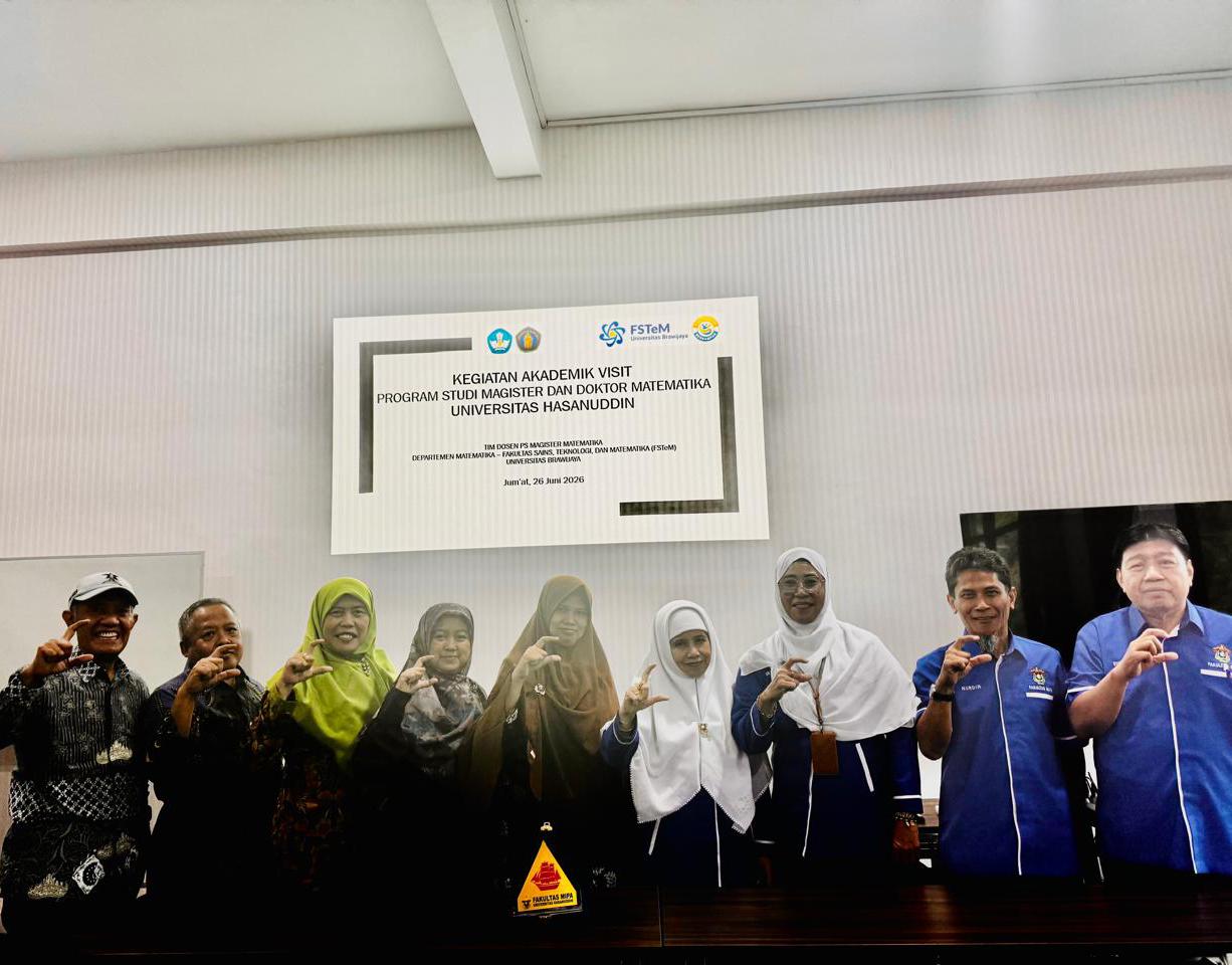 Universitas Hasanuddin dan Universitas Brawijaya Perkuat Kolaborasi Akademik dalam Pengembangan Kurikulum Pascasarjana Matematika