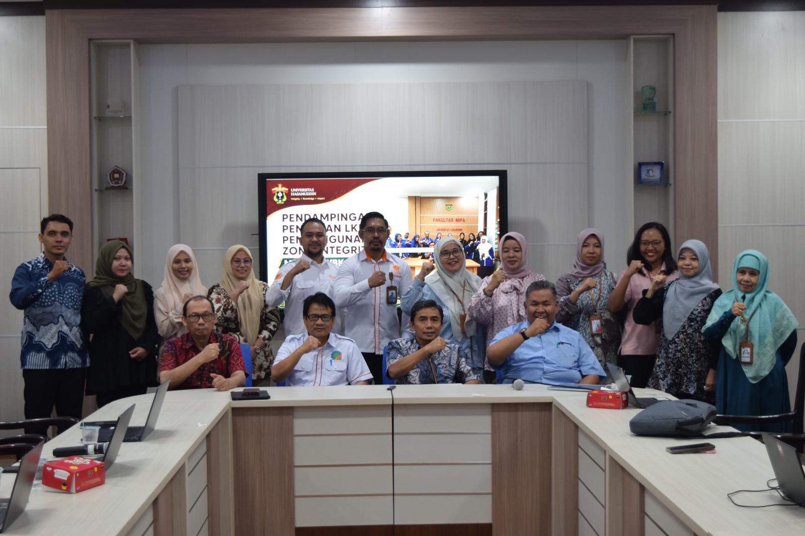 FMIPA Unhas Sambut Kunjungan Studi Banding ITH untuk Penguatan Zona Integritas