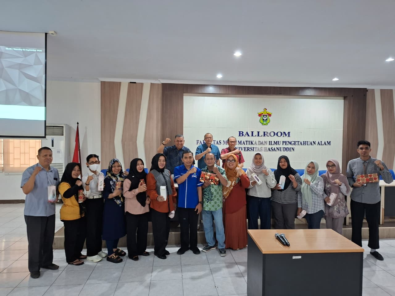 FMIPA Unhas Gelar Serah Terima Jabatan dan Sosialisasi Zona Integritas (ZI) Menuju WBK/WBBM