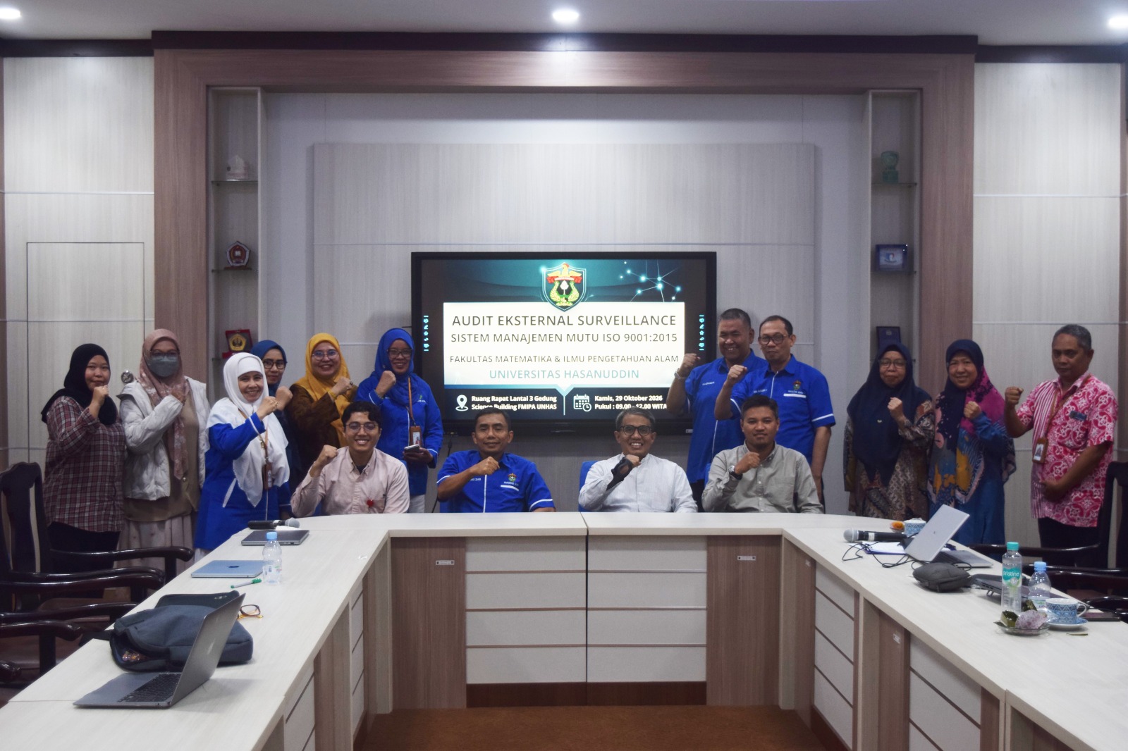 MIPA Unhas Gelar Audit Eksternal Surveillance Sistem Manajemen Mutu ISO 9001:2015